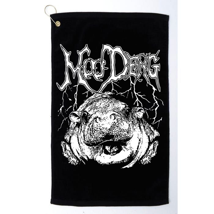 Moo Deng (Metal) Golf Towel