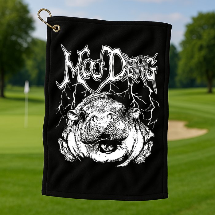Moo Deng (Metal) Golf Towel
