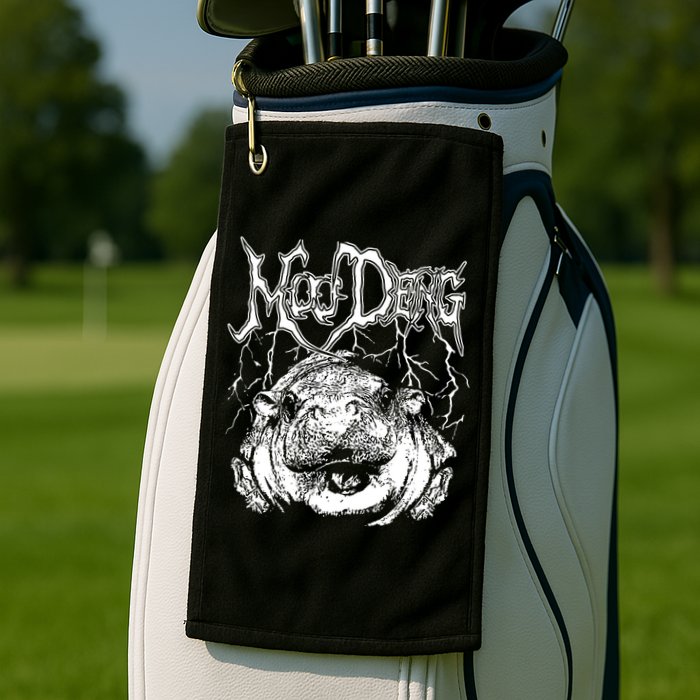 Moo Deng (Metal) Golf Towel