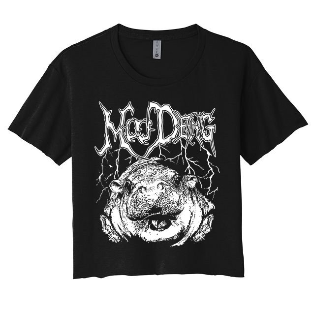 Moo Deng (Metal) Crop Top