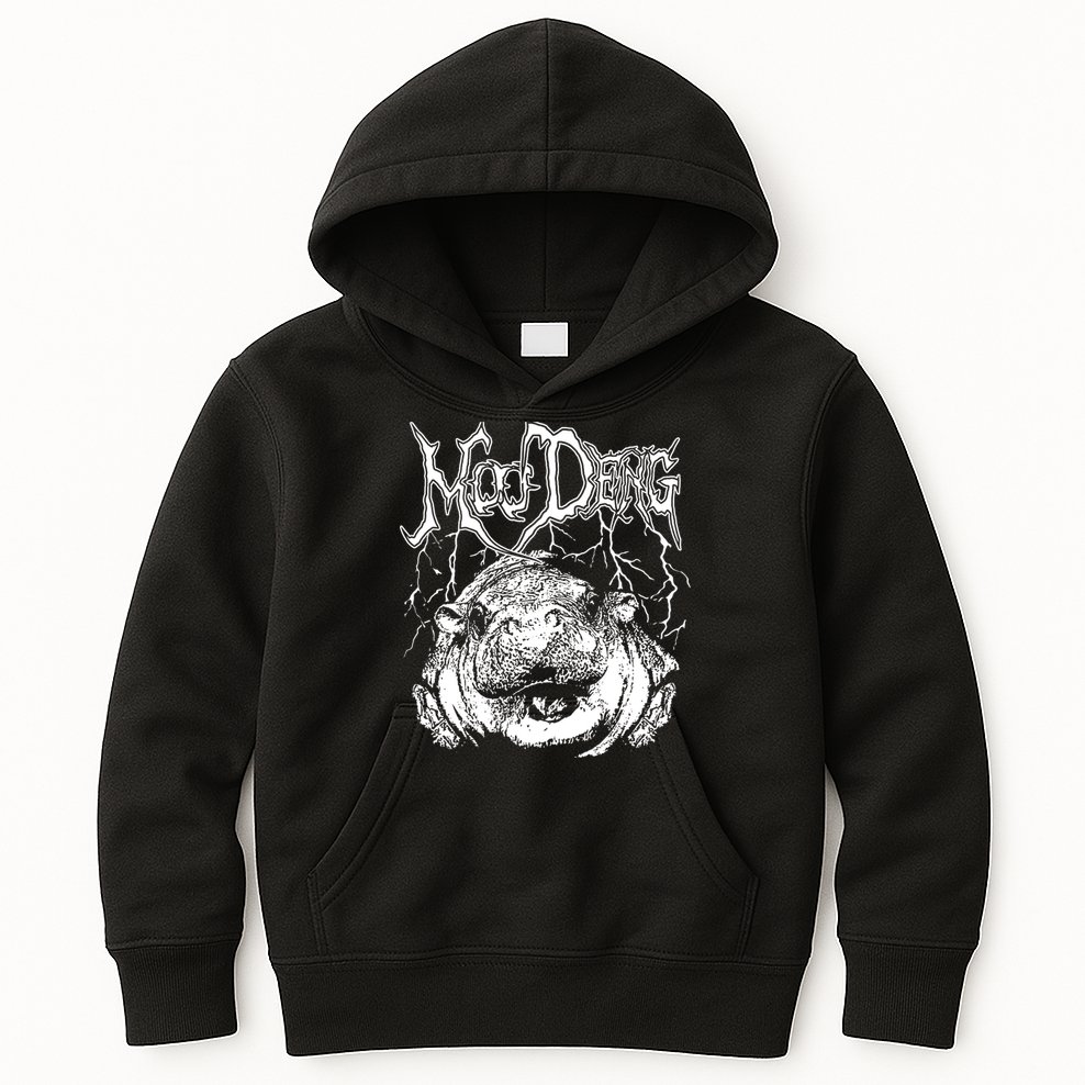 Moo Deng (Metal) Kids Hoodie