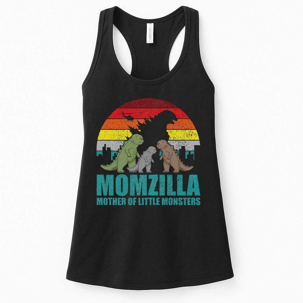 Mothers Day Momzilla Mother Of Little Monsters Womens Tank Top