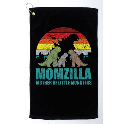 Mothers Day Momzilla Mother Of Little Monsters Golf Towel