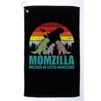 Mothers Day Momzilla Mother Of Little Monsters Golf Towel
