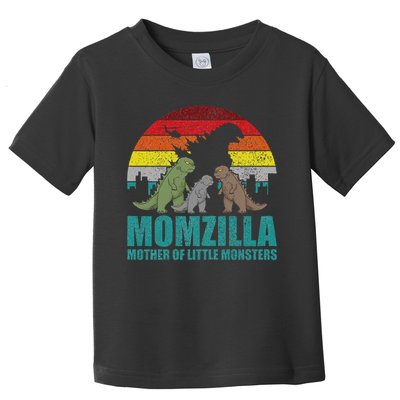 Mothers Day Momzilla Mother Of Little Monsters Toddler T-Shirt