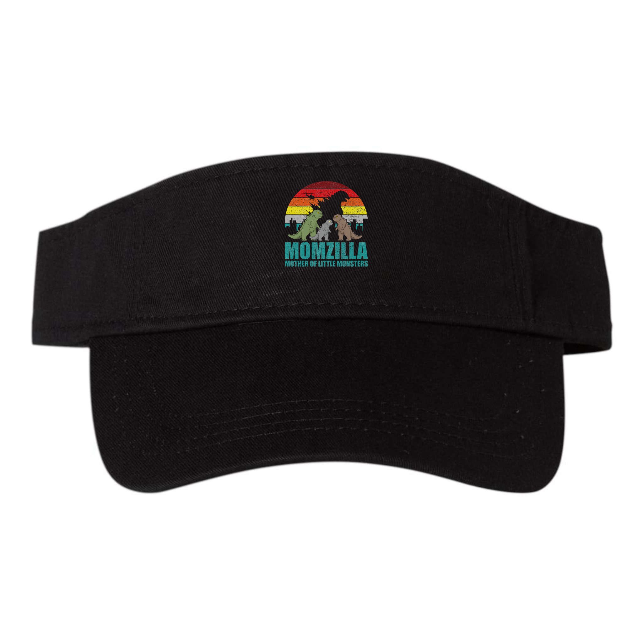 Mothers Day Momzilla Mother Of Little Monsters Visor