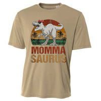 Mommasaurus Dinosaur Momma Saurus Vintage Mother's Day Cooling Performance Crew T-Shirt