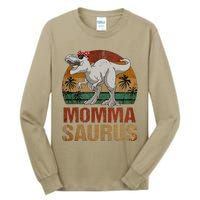 Mommasaurus Dinosaur Momma Saurus Vintage Mother's Day Tall Long Sleeve T-Shirt