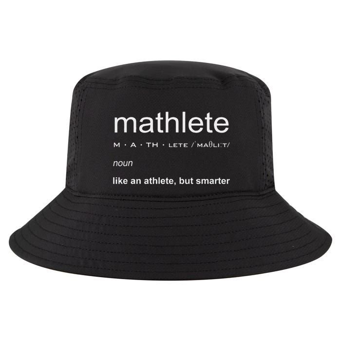 Mathlete Definition Nerd Geek Math Gifts Funny Math Cool Comfort Performance Bucket Hat