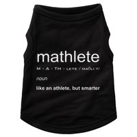 Mathlete Definition Nerd Geek Math Gifts Funny Math Doggie Tank