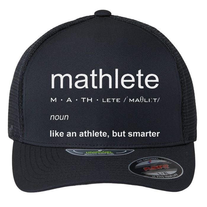 Mathlete Definition Nerd Geek Math Gifts Funny Math Flexfit Unipanel Trucker Cap