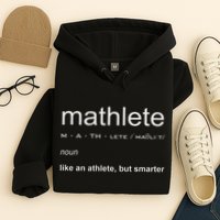 Mathlete Definition Nerd Geek Math Gifts Funny Math Hoodie