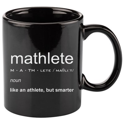 Mathlete Definition Nerd Geek Math Gifts Funny Math 11oz C Handle Ceramic Mug