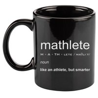 Mathlete Definition Nerd Geek Math Gifts Funny Math 11oz C Handle Ceramic Mug