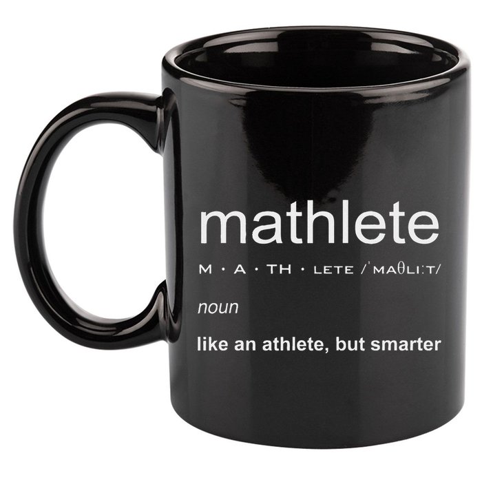Mathlete Definition Nerd Geek Math Gifts Funny Math 11oz C Handle Ceramic Mug
