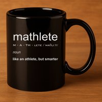 Mathlete Definition Nerd Geek Math Gifts Funny Math 11oz C Handle Ceramic Mug