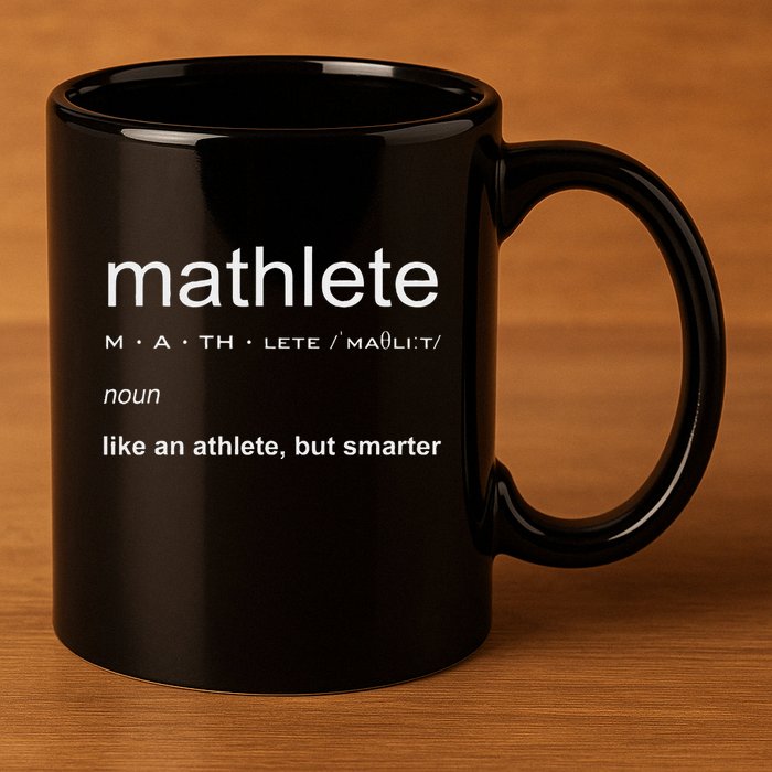 Mathlete Definition Nerd Geek Math Gifts Funny Math 11oz C Handle Ceramic Mug