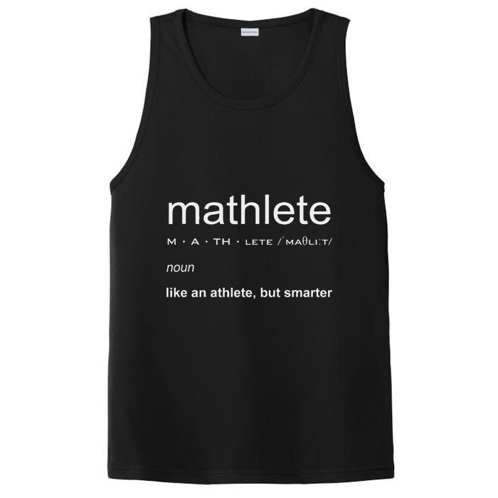 Mathlete Definition Nerd Geek Math Gifts Funny Math PosiCharge Competitor Tank