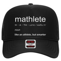 Mathlete Definition Nerd Geek Math Gifts Funny Math Trucker Hat