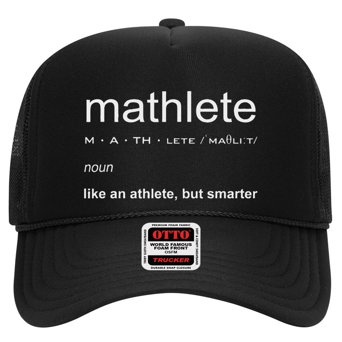 Mathlete Definition Nerd Geek Math Gifts Funny Math Trucker Hat