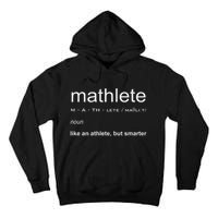 Mathlete Definition Nerd Geek Math Gifts Funny Math Tall Hoodie