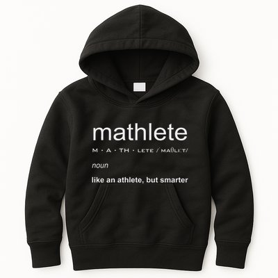 Mathlete Definition Nerd Geek Math Gifts Funny Math Kids Hoodie