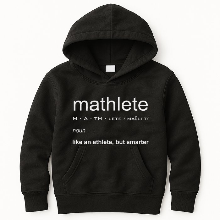 Mathlete Definition Nerd Geek Math Gifts Funny Math Kids Hoodie