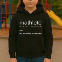 Mathlete Definition Nerd Geek Math Gifts Funny Math Kids Hoodie
