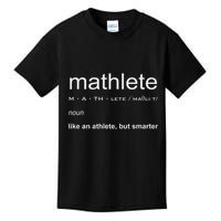 Mathlete Definition Nerd Geek Math Gifts Funny Math Kids T-Shirt