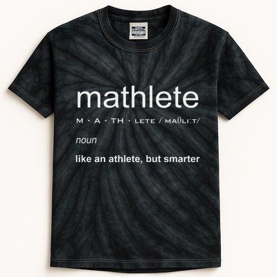 Mathlete Definition Nerd Geek Math Gifts Funny Math Kids Tie-Dye T-Shirt