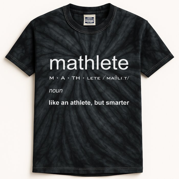 Mathlete Definition Nerd Geek Math Gifts Funny Math Kids Tie-Dye T-Shirt