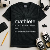 Mathlete Definition Nerd Geek Math Gifts Funny Math Kids Tie-Dye T-Shirt