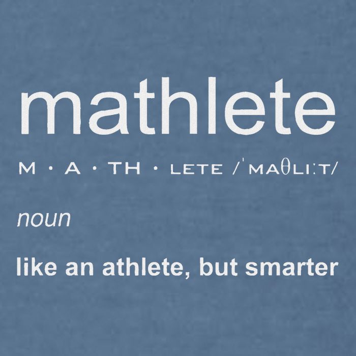 Mathlete Definition Nerd Geek Math Gifts Funny Math Garment-Dyed Sweatshirt