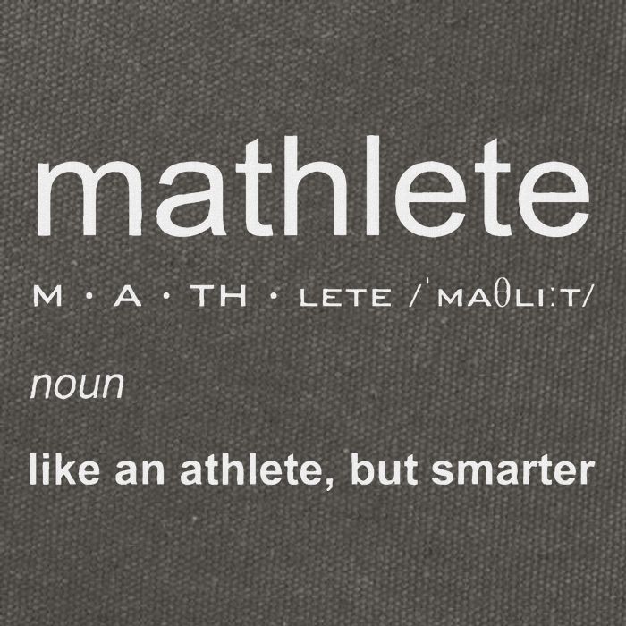 Mathlete Definition Nerd Geek Math Gifts Funny Math Cotton Canvas Backpack