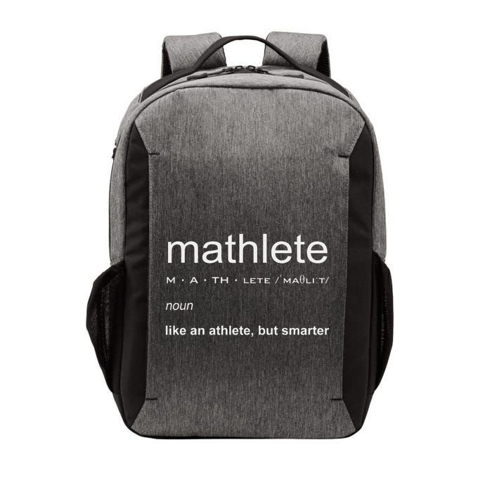 Mathlete Definition Nerd Geek Math Gifts Funny Math Vector Backpack