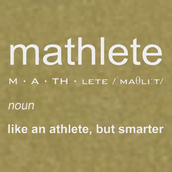 Mathlete Definition Nerd Geek Math Gifts Funny Math Garment-Dyed Women's Muscle Tee