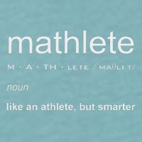 Mathlete Definition Nerd Geek Math Gifts Funny Math Sueded Cloud Jersey T-Shirt