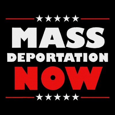 Mass Deportation Now Protest T-Shirt