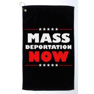 Mass Deportation Now Protest Platinum Collection Golf Towel