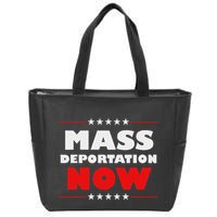 Mass Deportation Now Protest Zip Tote Bag