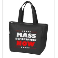 Mass Deportation Now Protest Zip Tote Bag