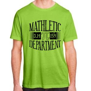 Math Departt Number Math Holiday Mathematics Funny Pi Day Gift Adult ChromaSoft Performance T-Shirt