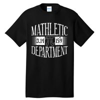 Math Departt Number Math Holiday Mathematics Funny Pi Day Gift Tall T-Shirt