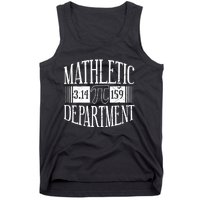 Math Departt Number Math Holiday Mathematics Funny Pi Day Gift Tank Top