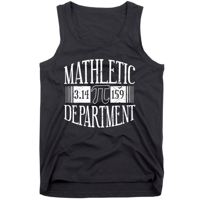 Math Departt Number Math Holiday Mathematics Funny Pi Day Gift Tank Top