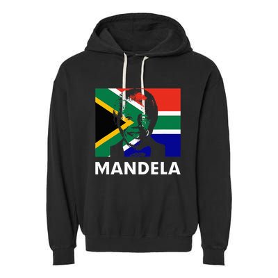 Mandela Day Nelson Mandela Design Garment-Dyed Fleece Hoodie
