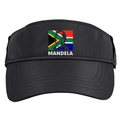 Mandela Day Nelson Mandela Design Adult Drive Performance Visor