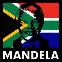 Mandela Day Nelson Mandela Design Drawstring Bag