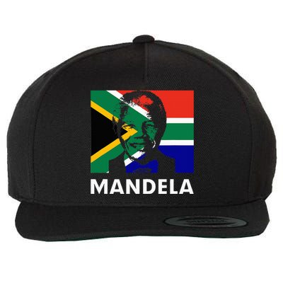 Mandela Day Nelson Mandela Design Wool Snapback Cap