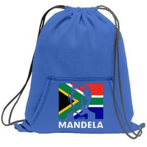 Mandela Day Nelson Mandela Design Sweatshirt Cinch Pack Bag